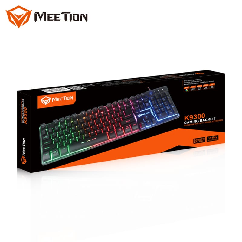 MeeTion K9300 Clavier GAMER LED Couleur RGB Rétroéclairé – Image 7