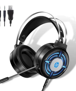 HP Casque Gamer filaire USB Stéréo RGB H120 avec Suppression du bruit du micro